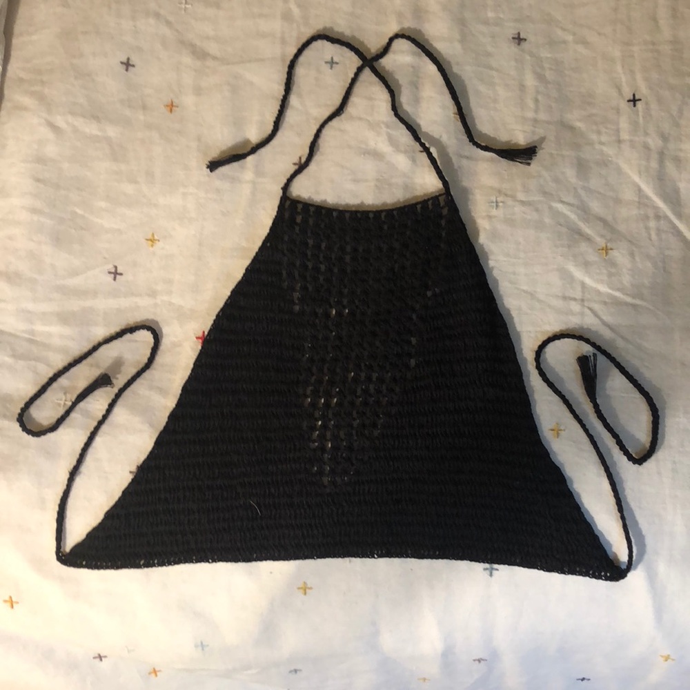 Crotchet halter top
